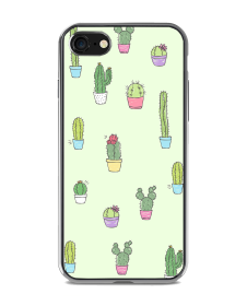 Cactus 3 - iPhone 7 / 8 Carcasa Transparenta Silicon