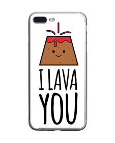 I Lava You - iPhone 7 Plus / 8 Plus Carcasa Transparenta Silicon