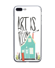 Art is Feeling 2 - iPhone 7 Plus / 8 Plus Carcasa Transparenta Silicon