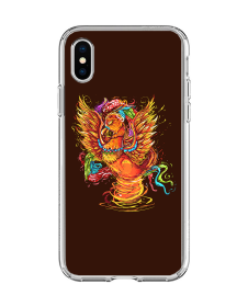 Phoenix - iPhone XS Max Carcasa Transparenta Silicon