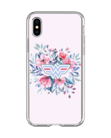 Pastel Wonder Woman - iPhone X / XS Carcasa Transparenta Silicon