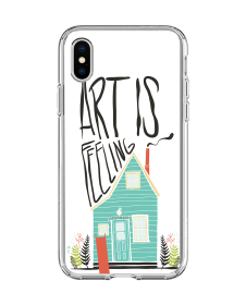 Art is Feeling 2 - iPhone X / XS Carcasa Transparenta Silicon