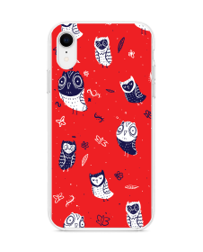 Tireless Owls - iPhone XR Carcasa Transparenta Silicon