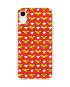 WW Pattern - iPhone XR Carcasa Transparenta Silicon