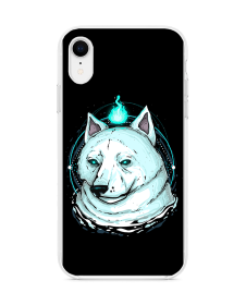 Lone Wolf - iPhone XR Carcasa Transparenta Silicon