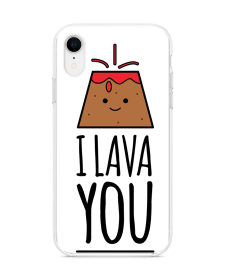 I Lava You - iPhone XR Carcasa Transparenta Silicon