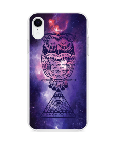 Universal Owl - iPhone XR Carcasa Transparenta Silicon