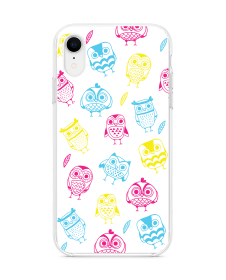 Sweet Owls - iPhone XR Carcasa Transparenta Silicon