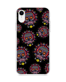 Beads Pattern - iPhone XR Carcasa Transparenta Silicon