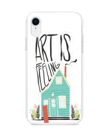 Art is Feeling 2 - iPhone XR Carcasa Transparenta Silicon