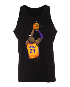 Kobe - Maiou negru dama bumbac