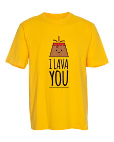 Tricou basic unisex - I Lava You