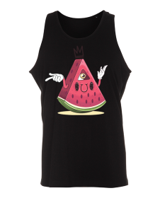 Melon Third Eye - Maiou negru unisex bumbac