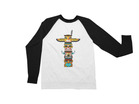 Bluza Unisex cu maneci raglan - Totem