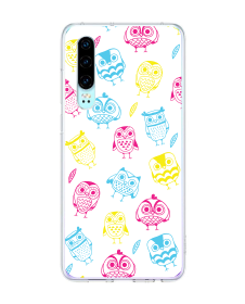 Owl Stamps - Huawei P30 Carcasa Transparenta Silicon