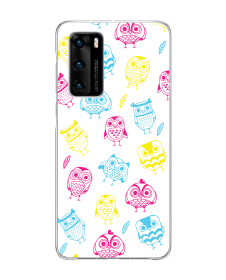 Owl Stamps - Huawei P40 Carcasa Transparenta Silicon