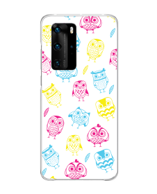 Owl Stamps - Huawei P40 PRO Carcasa Transparenta Silicon