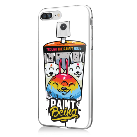 Carcasa Telefon Silicon Transparent - Paint Being-iP 12