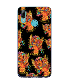 Phoenix Pattern - Huawei P Smart 2019 Carcasa Transparenta Silicon