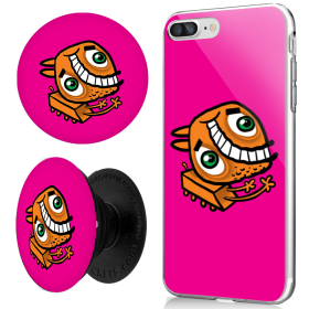 Combo Popsocket Pisica Patrata Pink-S20 Ultra