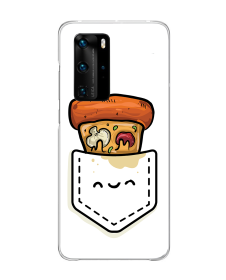 Pizza Pocket - Huawei P40 PRO Carcasa Transparenta Silicon