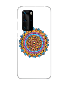 Radiant Mandala - Huawei P40 PRO Carcasa Transparenta Silicon