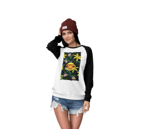 Bluza Unisex cu maneci raglan - Exotic WW