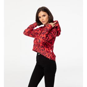 Hanorac Cropped Full Print - Red Skin CROPPED Hoodie