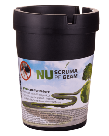 Scrumiera auto din plastic rezistent Super TOUCH, negru