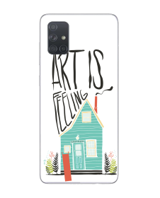 Art is Feeling 2 - Samsung Galaxy A71 Carcasa Transparenta Silicon