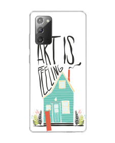 Art is Feeling 2 - Samsung Galaxy Note 20 Carcasa Transparenta Silicon