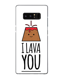 I Lava You - Samsung Galaxy Note 8 Carcasa Transparenta Silicon