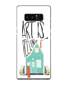 Art is Feeling - Samsung Galaxy Note 8 Carcasa Transparenta Silicon