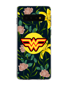 Exotic wonder woman - Samsung Galaxy S10 Carcasa Transparenta Silicon