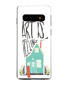 Art is Feeling - Samsung Galaxy S10 Carcasa Transparenta Silicon