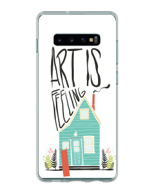 Art is Feeling - Samsung Galaxy S10 Plus Carcasa Transparenta Silicon