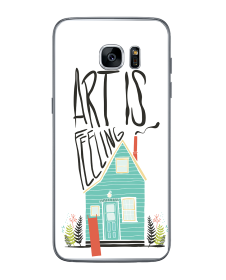 Art is Feeling 2 - Samsung Galaxy S7 edge Carcasa Transparenta Silicon