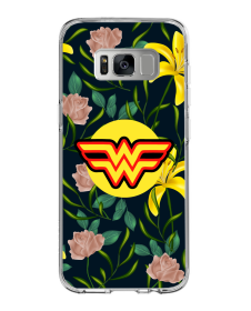 Exotic wonder woman - Samsung Galaxy S8 Carcasa Transparenta Silicon