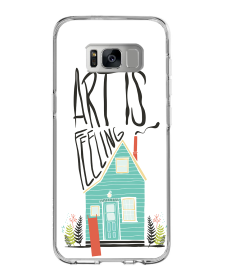 Art is Feeling 2 - Samsung Galaxy S8 Carcasa Transparenta Silicon