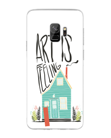 Art is Feeling 2 - Samsung Galaxy S9 Carcasa Transparenta Silicon