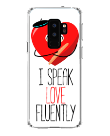 I Speak Love - Samsung Galaxy S9 Plus Carcasa Transparenta Silicon