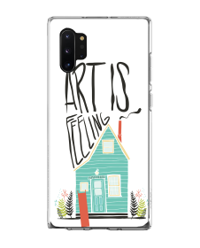 Art is Feeling 2  - Samsung Galaxy Note 10 Carcasa Transparenta Silicon