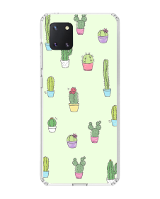 Cactus 3 - Samsung Galaxy Note 10 Lite Carcasa Transparenta Silicon