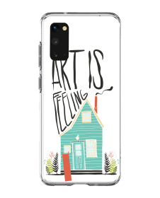 Art is Feeling 2 - Samsung Galaxy S20 Carcasa Transparenta Silicon