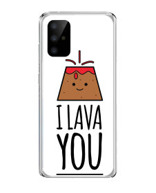 I Lava You - Samsung Galaxy S20 Plus Carcasa Transparenta Silicon