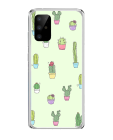 Cactus 3 - Samsung Galaxy S20 Plus Carcasa Transparenta Silicon