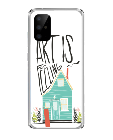 Art is Feeling 2 - Samsung Galaxy S20 Plus Carcasa Transparenta Silicon