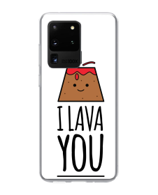 I Lava You - Samsung Galaxy S20 Ultra Carcasa Transparenta Silicon