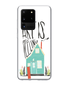 Art is Feeling 2 - Samsung Galaxy S20 Ultra Carcasa Transparenta Silicon