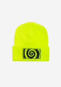 Spiral Classic Beanie / Neon Yellow